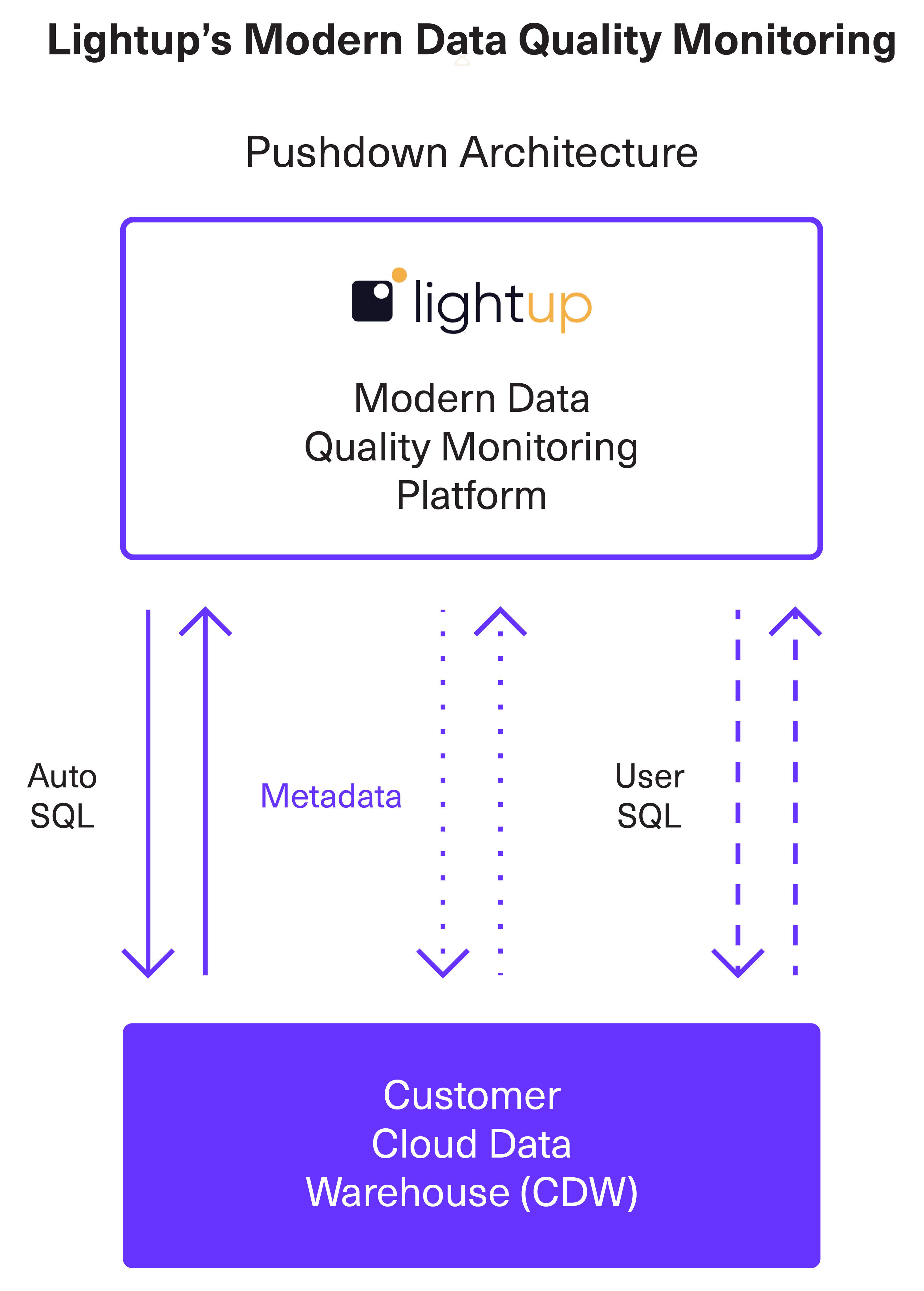 lightup data quality pushdown architecture