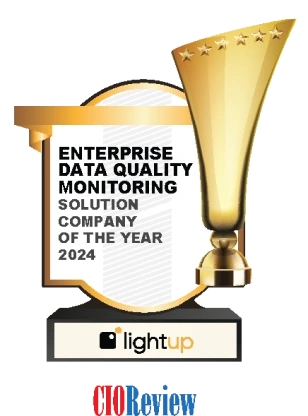 CIOReview Enterprise Data Quality Monitoring Solution Company of the Year 2024